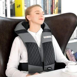 HEATED NECK MASSAGER - Shoulder Back Shiatsu NEW